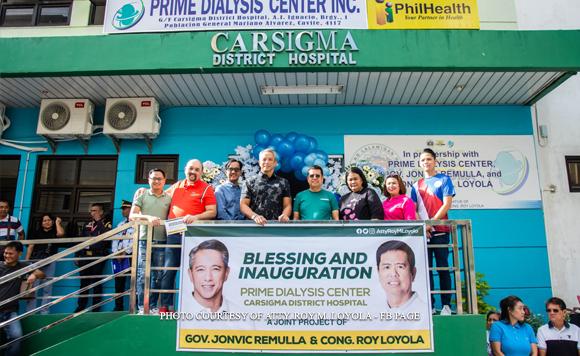 Cavite Gov Remulla, Rep Loyola Inaugurate New Free Dialysis Center